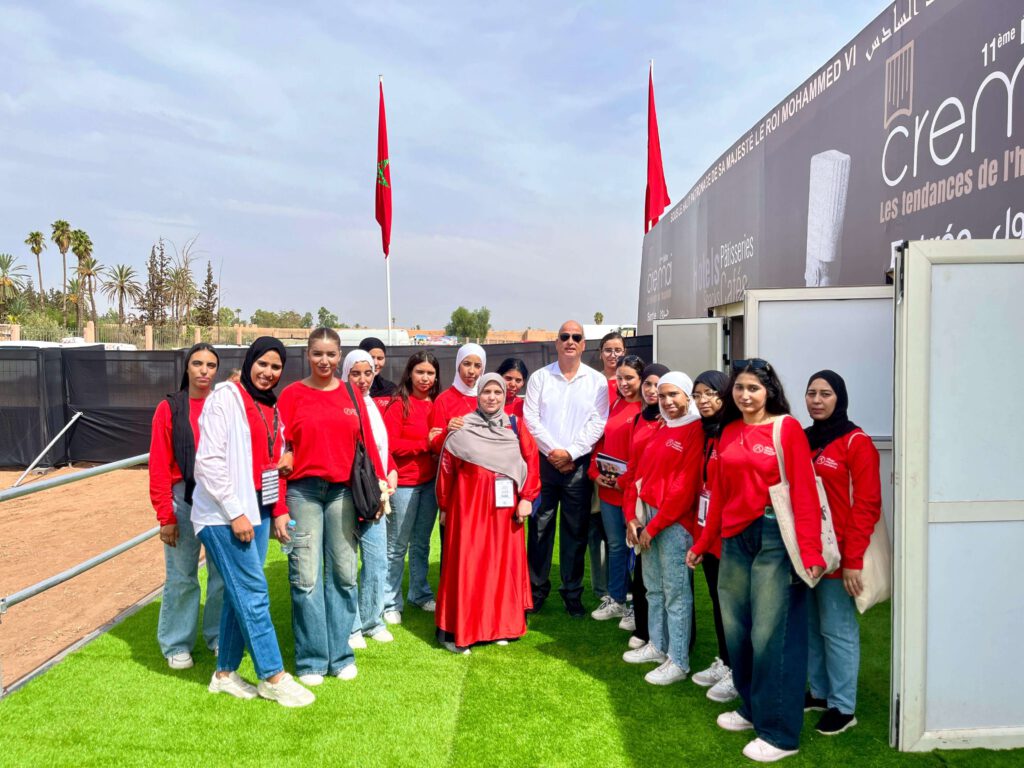 0919_CREMAI Congress Die Frauen der ABURY Hospitality Academy 2025 auf einer Hospitality-Messe in Marrakesch.