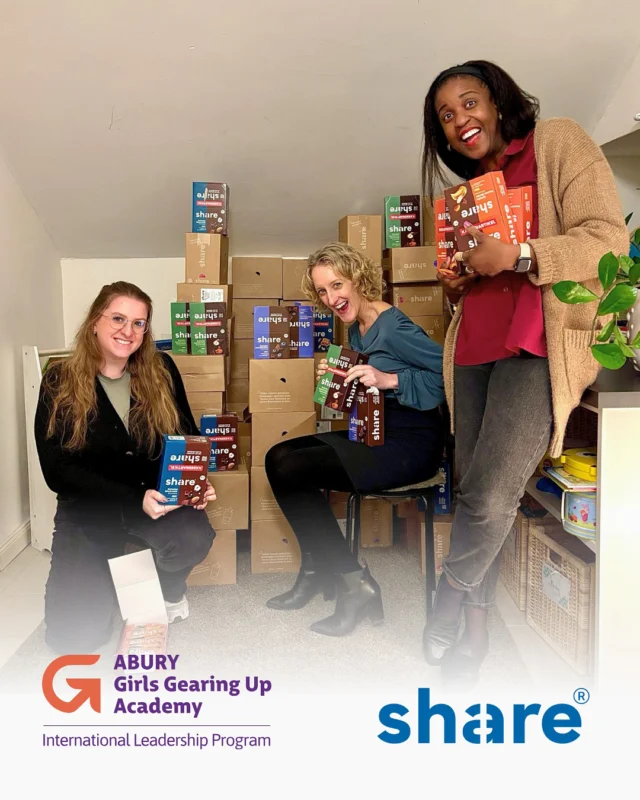 New collaboration: @share is fueling our future female leaders! 🤝

We’re thrilled to announce our new partnership with share, who are generously donating their amazing, healthy snacks for the ABURY Girls Gearing Up Academy in Berlin for this July! 🍏🥕🥜

The products have arrived to the @girlsgearingup office, and we can’t wait to fuel the next generation of leaders with share’s nutritious snacks.

A huge thank you to share for supporting our mission and empowering young women on their leadership journey. Together, we’re making a difference! 💪

#newcollaboration #partnershipforgood #donation #together #share #LeadershipAcademy #futureleaders #empoweringyounggirls