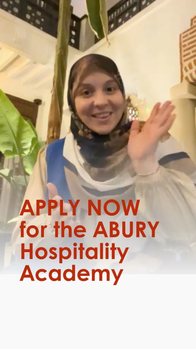 📢 Your career in hospitality starts here! 📢

Our ABURY Hospitality Academy in Marrakech is now accepting applications for the next training year! From September 2025 to May 2026, we’ll be training young women (ages 18–30) in everything hospitality – with heart, hands-on experience, and a community that lifts each other up.

Here’s what’s waiting for you:

🍽️ Training in housekeeping, kitchen & service
🗣️ English lessons
💬 Soft skills workshops
👯 A strong support network
🌟 A path to a self-determined, empowered future

Applications are open until July 15, 2025! 👉 Apply now via the link in our bio

More details about the program? Also in the bio!

A huge THANK YOU to our amazing partners: @postcodelotterie @ehlsmile @sistersofparadise @25hourshotels @nenifood 💛

Know someone who should see this? Tag them or share in your network!

#hospitalitytraining #womenempowerment #aburyfoundation #marrakech #careerstart #girlpower #futureisfemale #educationforwomen #applynow #sisterhood #PostcodeLotterie # #postcodeeffekt